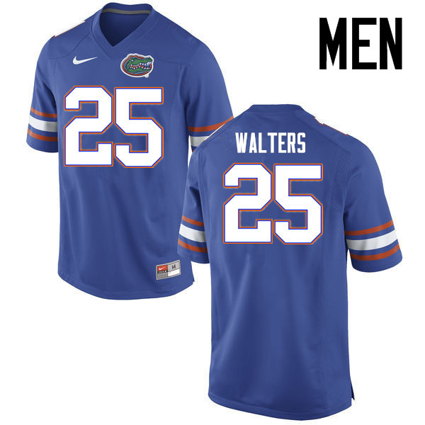 Men Florida Gators #25 Brady Walters College Football Jerseys Sale-Blue - Click Image to Close